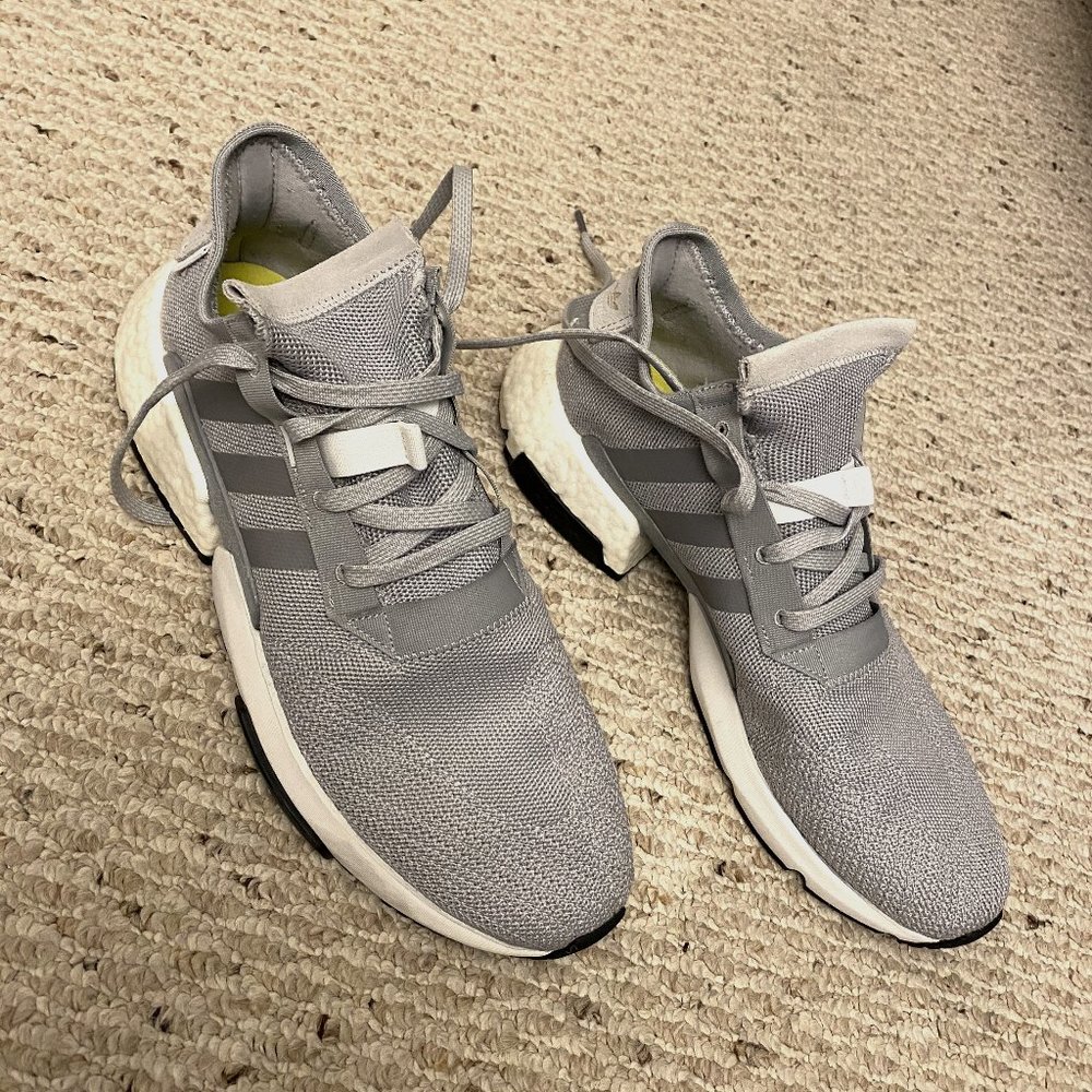 Adidas - Size 12 Gray Sneakers POD